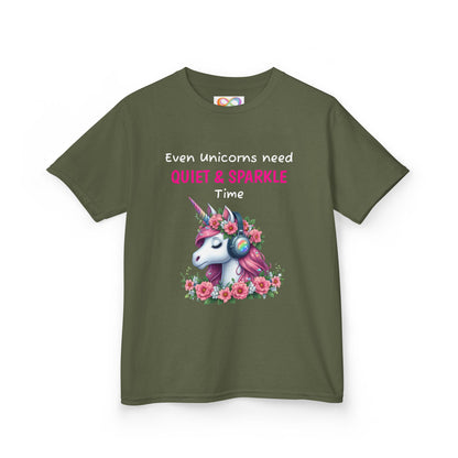 Unicorn Kids Tee – Colourful Cotton T-Shirt Celebrating Quiet Strength & Neurodivergent Joy