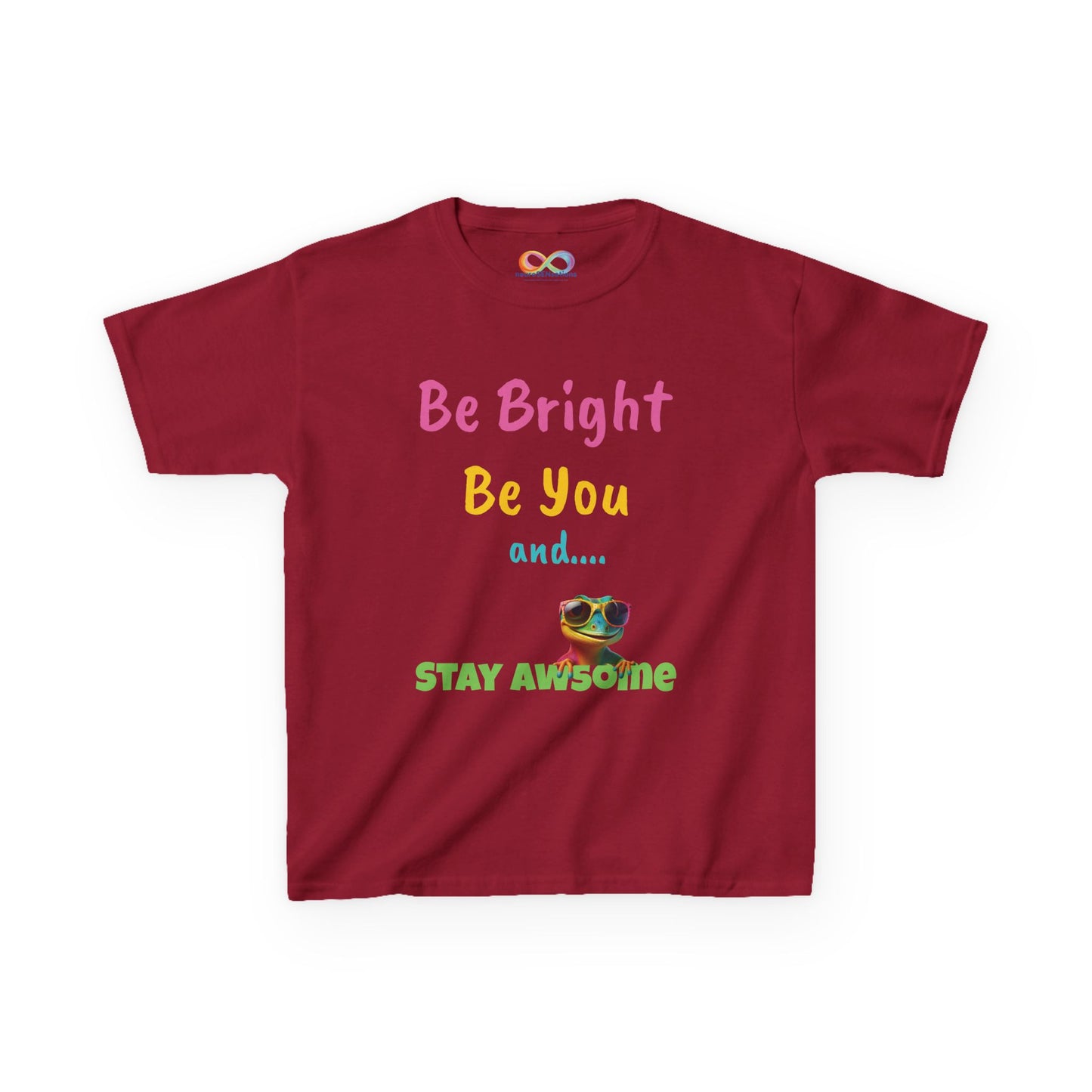 Be Bright Kids Tee – Colourful Cotton Shirt for Everyday Joy