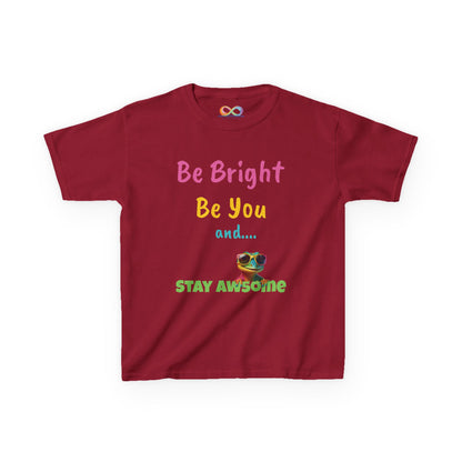 Be Bright Kids Tee – Colourful Cotton Shirt for Everyday Joy