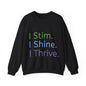 Empowerment Unisex Crewneck – Cosy Cotton Sweatshirt for Neurodivergent Joy