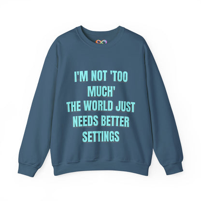 Better Settings Crewneck – Unisex Heavy Blend Sweatshirt