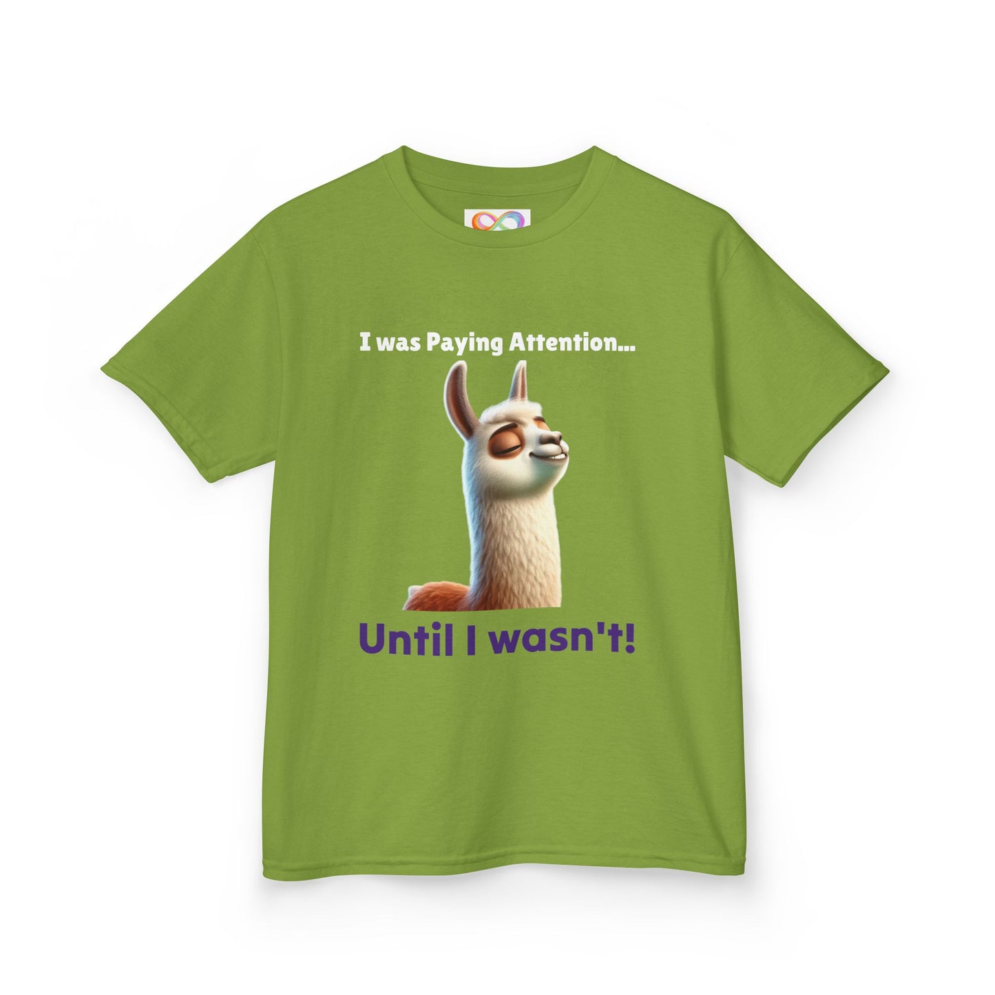 Attention Shift Kids Tee – Colourful Cotton T-Shirt for Neurodivergent Expression