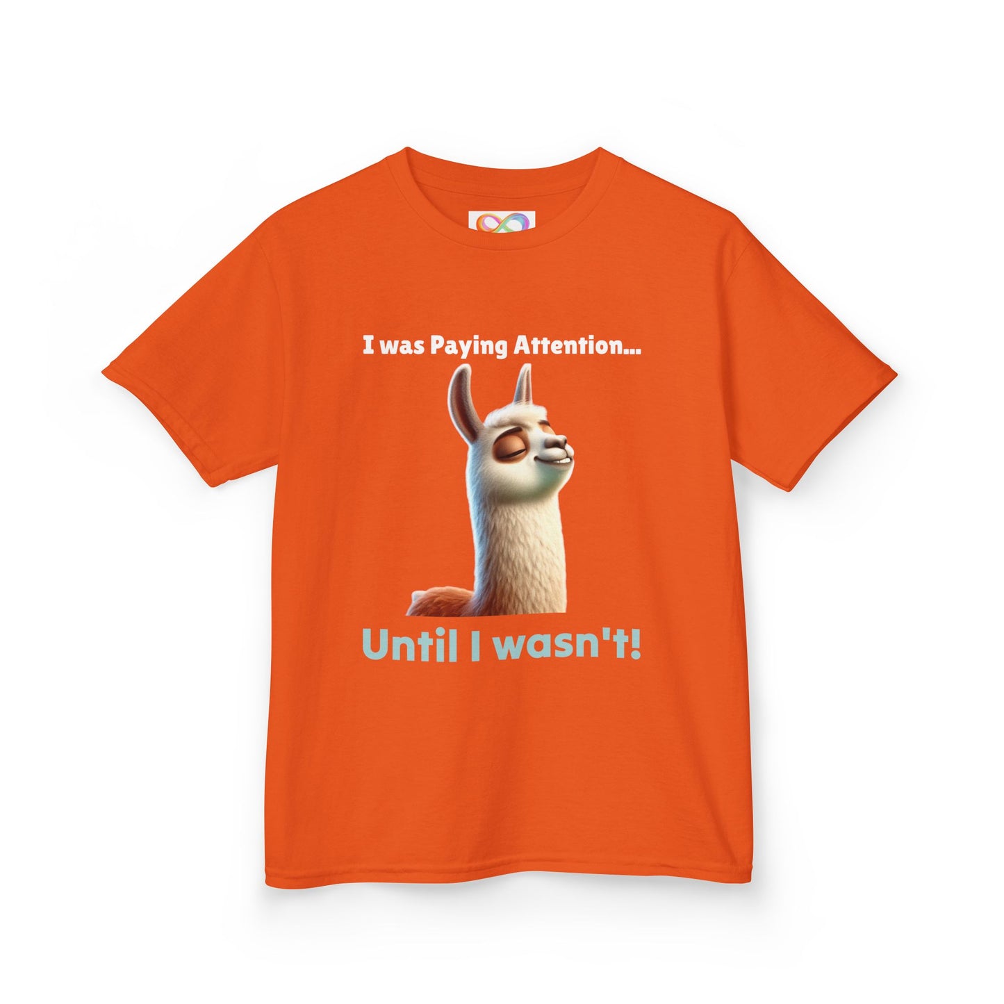 Attention Shift Kids Tee – Colourful Cotton T-Shirt for Neurodivergent Expression