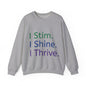 Empowerment Unisex Crewneck – Cosy Cotton Sweatshirt for Neurodivergent Joy