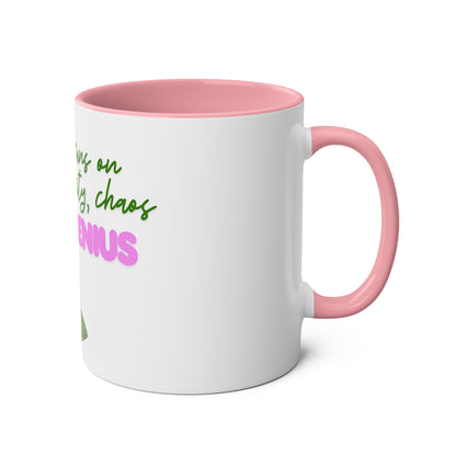 Pure Genius Mug – 11oz Two-Tone Ceramic Drinkware
