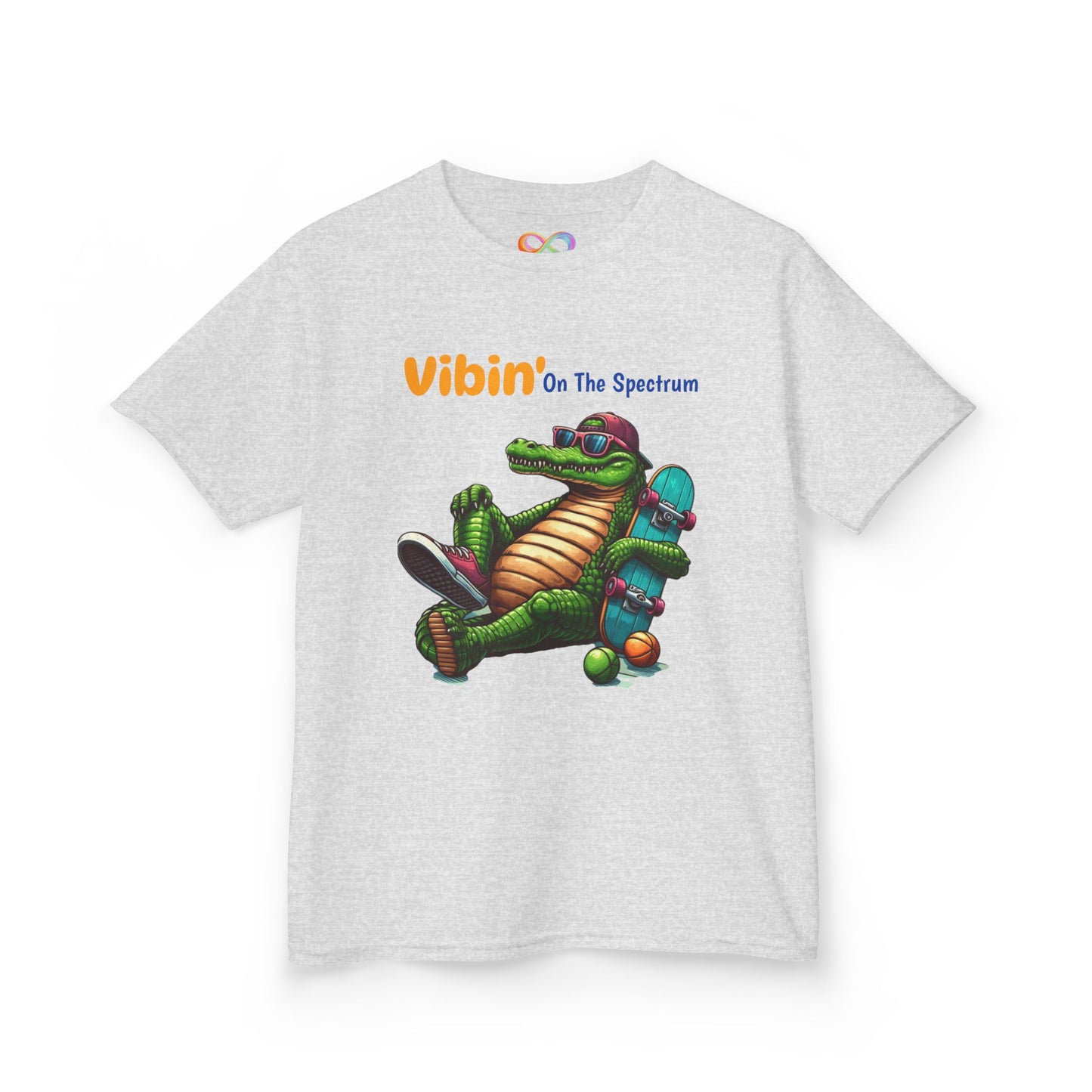 Vibin’ Kids Tee – Colourful Cotton T-Shirt for Neurodivergent Joy
