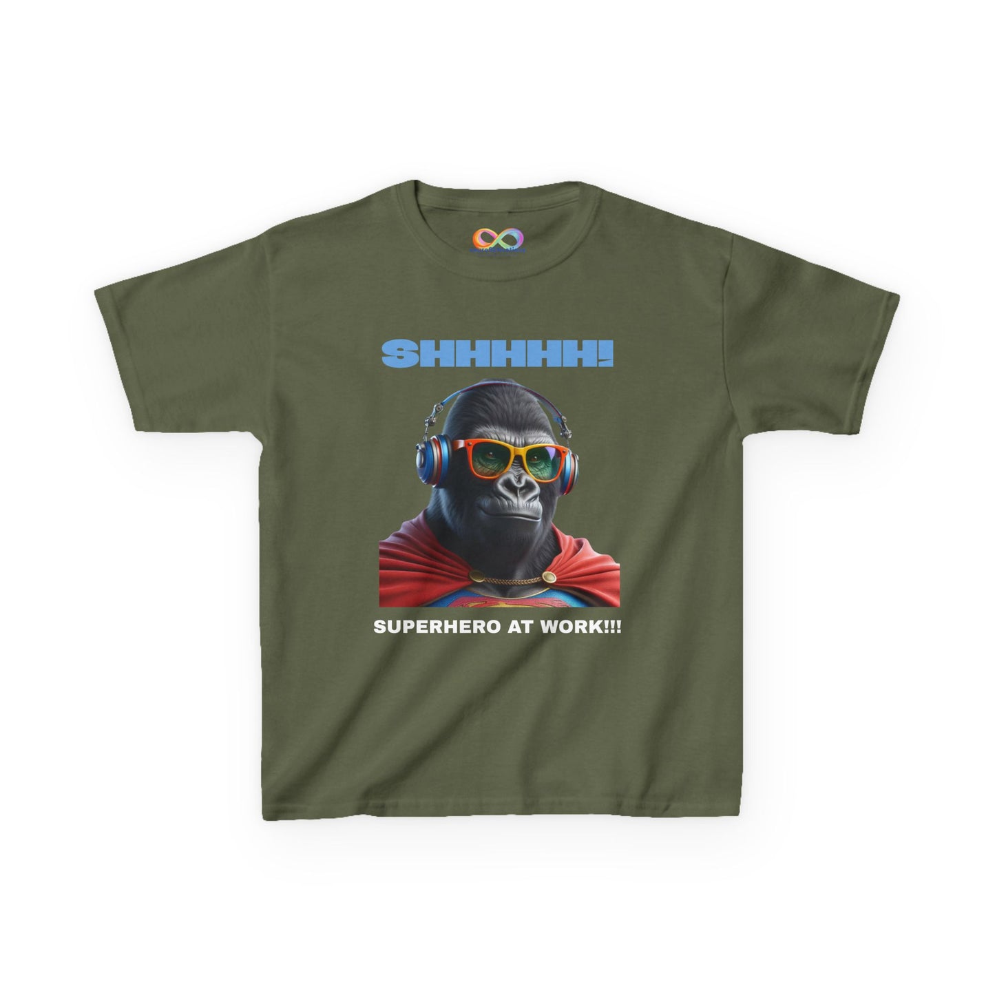 Boys Cotton Tee – Superhero Energy Edition