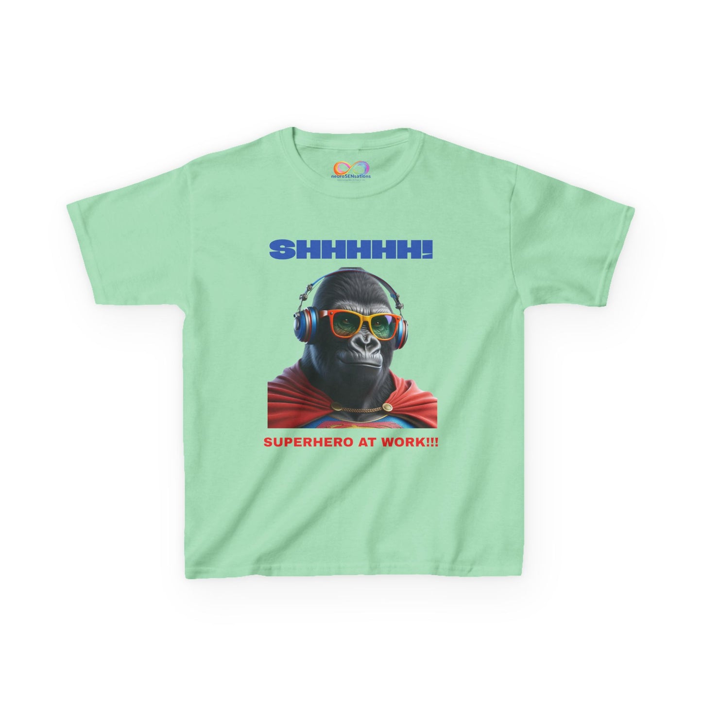 Boys Cotton Tee – Superhero Energy Edition