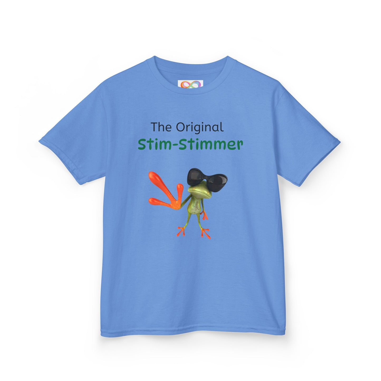 Stim-Stimmer Kids Tee – Colourful Cotton T-Shirt for Neurodivergent Joy