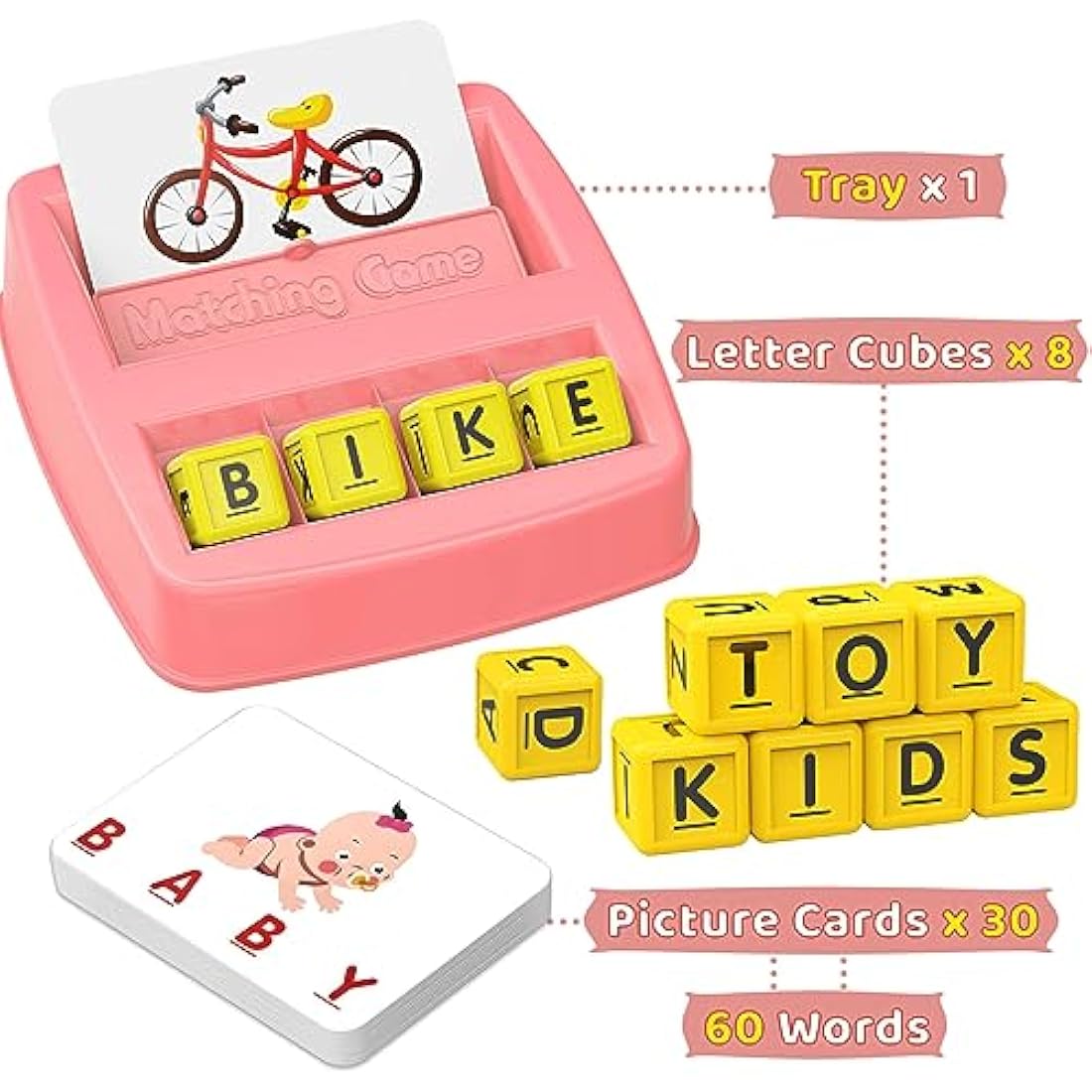 Match Spelling and Reading Game