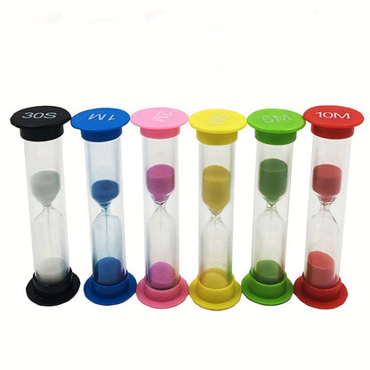 6pcs/1set/6-color Timer Set, 30 Seconds-10 Minutes Creative Timer
