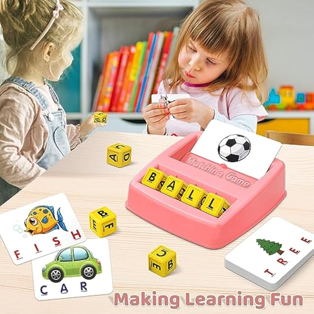 Match Spelling and Reading Game