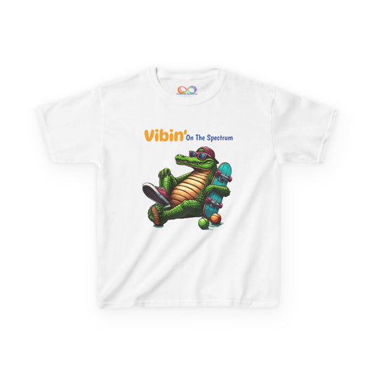 Vibin’ Kids Tee – Colourful Cotton T-Shirt for Neurodivergent Joy