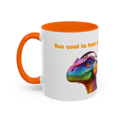 Dinosaur Ear Defender Mug – Colourful Ceramic Cup for Sensory Awareness