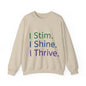 Empowerment Unisex Crewneck – Cosy Cotton Sweatshirt for Neurodivergent Joy