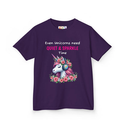Unicorn Kids Tee – Colourful Cotton T-Shirt Celebrating Quiet Strength & Neurodivergent Joy
