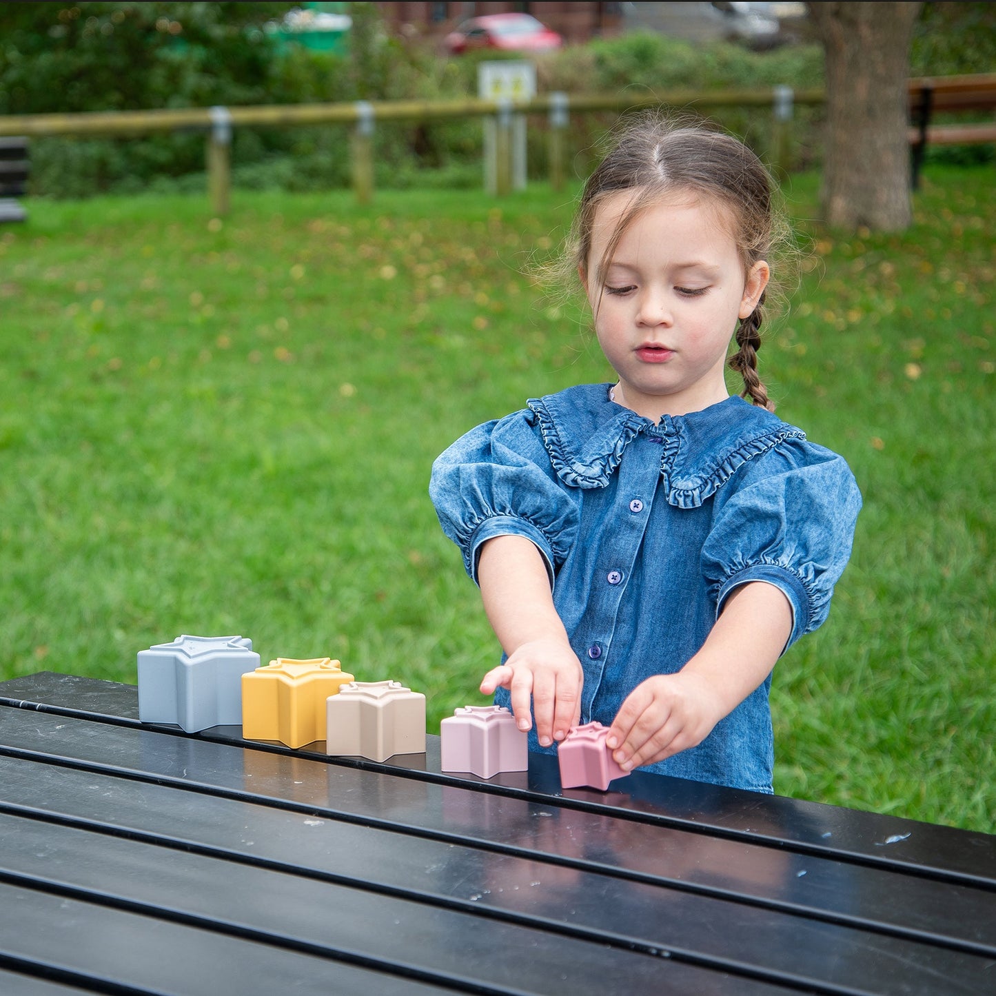 SiliSoft® Star Stacking Cups (Earth)