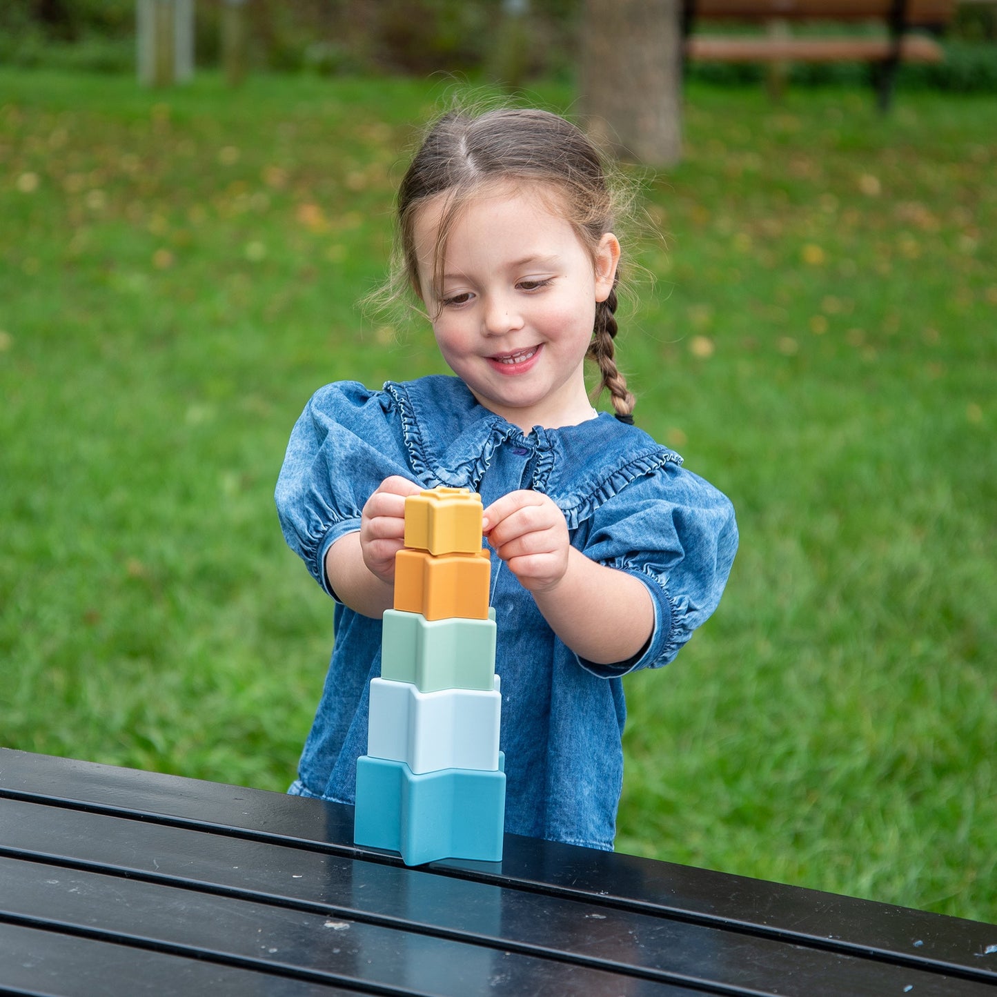 SiliSoft® Star Stacking Cups (Neutral)