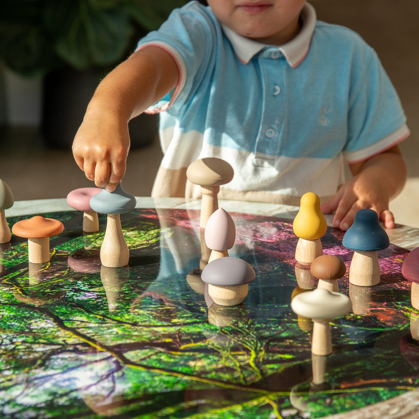 SiliSoft® Woodland Mushroom Set (Earth)