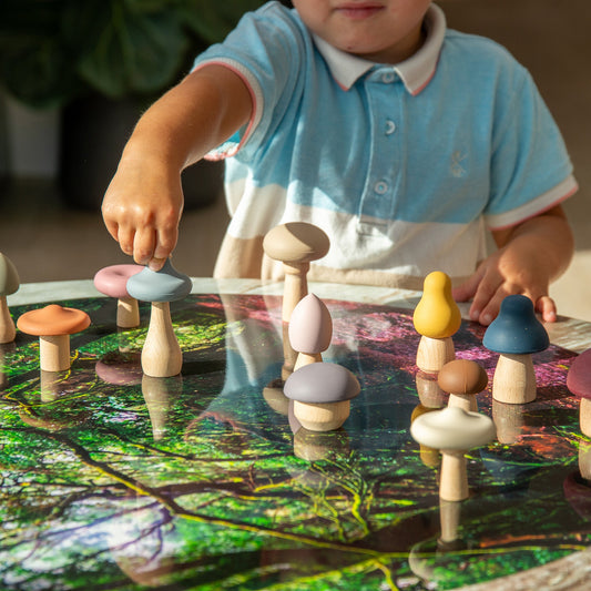 SiliSoft® Woodland Mushroom Set (Earth)