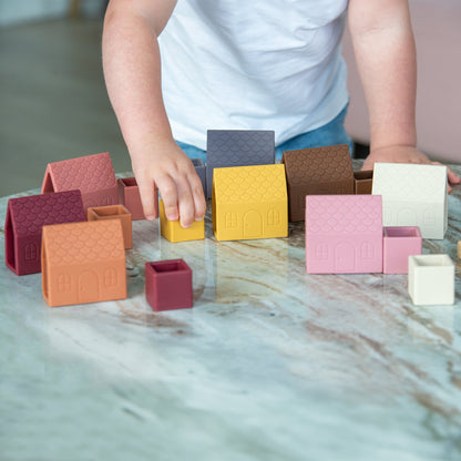 SiliSoft® Village Blocks (Earth)