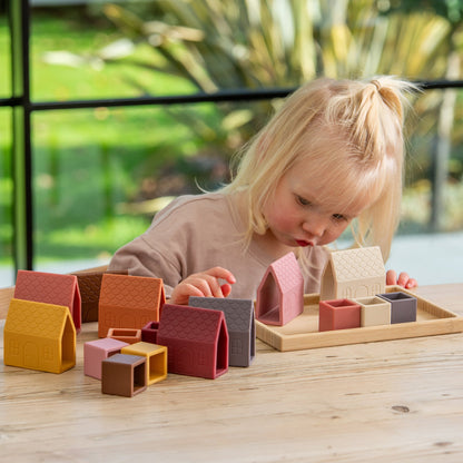 SiliSoft® Village Blocks (Earth)
