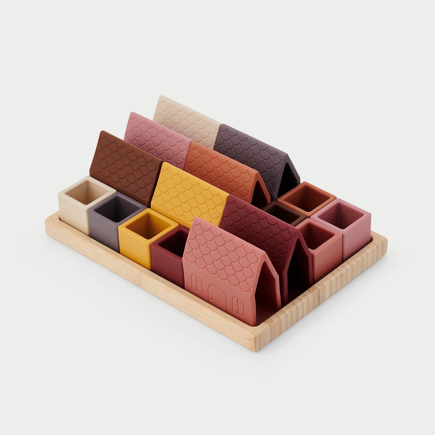 SiliSoft® Village Blocks (Earth)