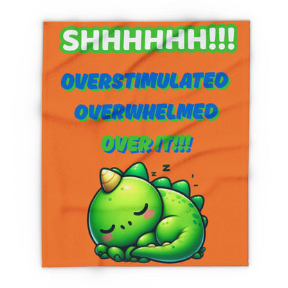 Cute Dinosaur Fleece Blanket – Colourful, Soft Throw for Children & Home