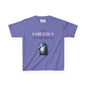 Girls Unicorn Ear Defender Tee – Colourful Cotton T-Shirt for Neurodivergent Joy