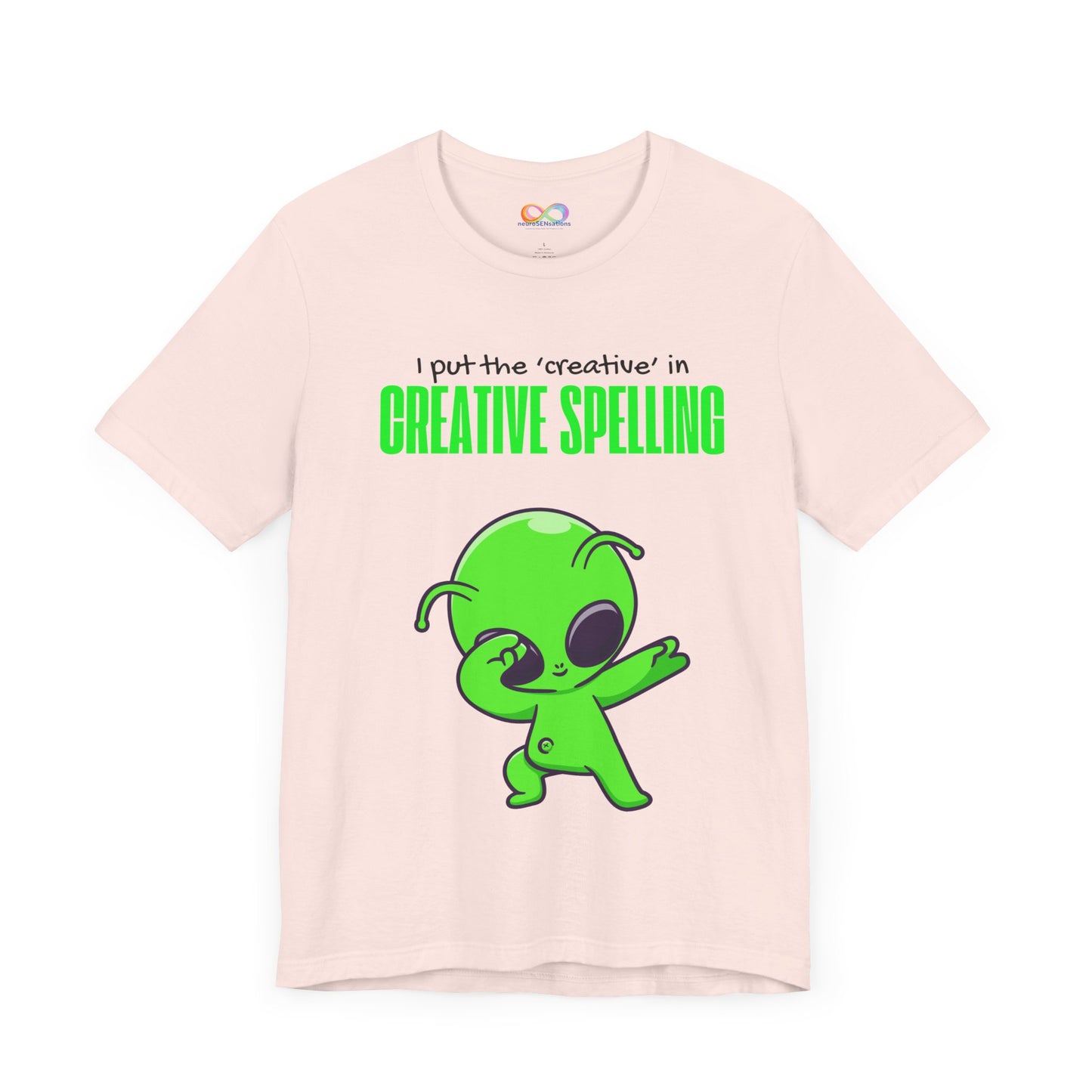 I Pur the 'creative' in creative spelling Unisex Jersey Tee