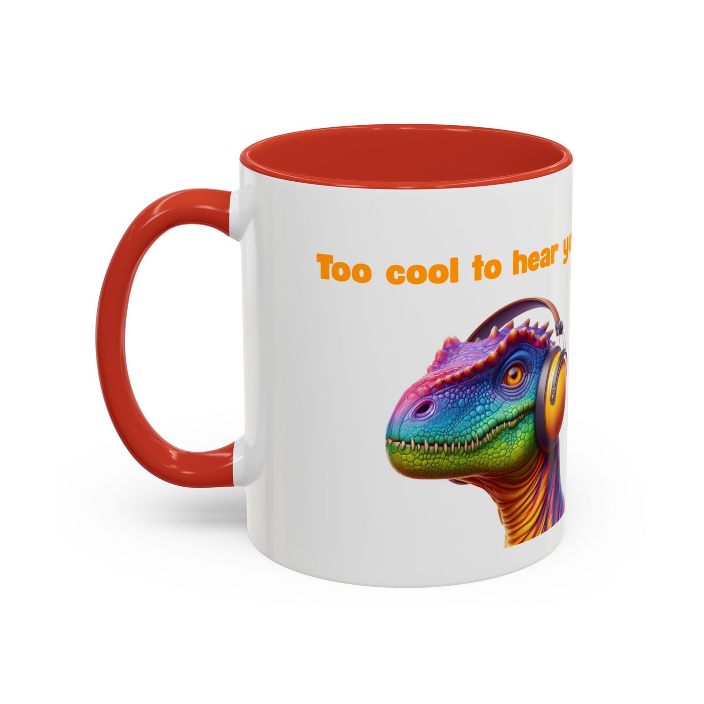 Dinosaur Ear Defender Mug – Colourful Ceramic Cup for Sensory Awareness