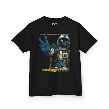 I Need Space Tee – Kids Cotton Shirt with Astronaut Graphic