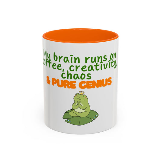 Pure Genius Mug – 11oz Accent Ceramic Drinkware