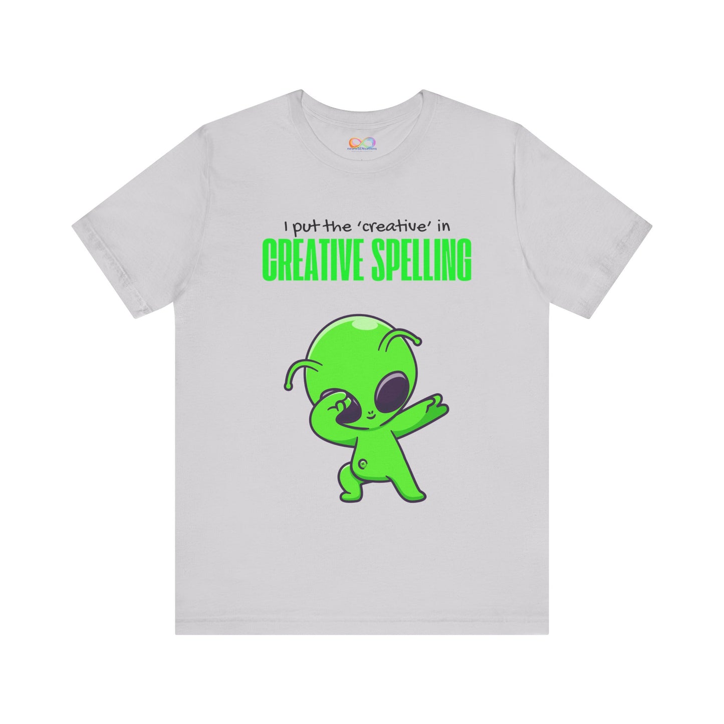 I Pur the 'creative' in creative spelling Unisex Jersey Tee