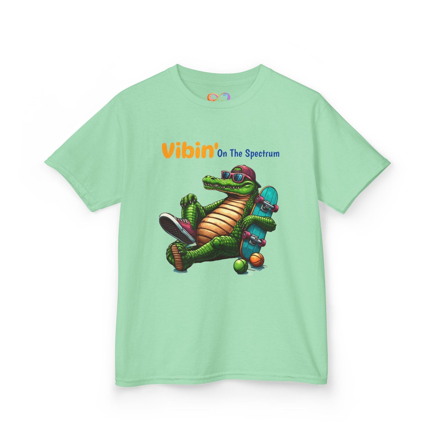 Vibin’ Kids Tee – Colourful Cotton T-Shirt for Neurodivergent Joy