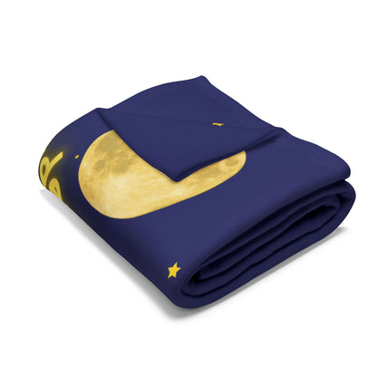 Space Adventure Fleece Blanket – Cozy Polyester Throw for Kids & Neurodivergent Joy