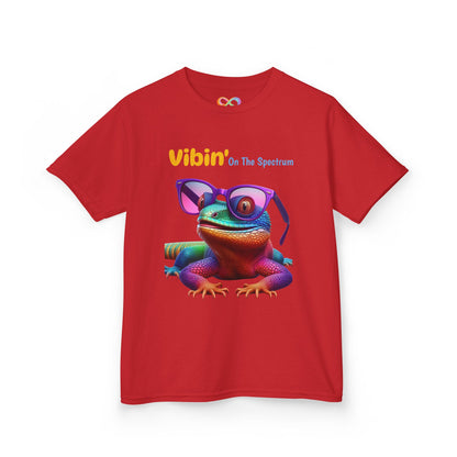 Vibin’ On The Spectrum Tee – Colourful Kids Graphic Shirt