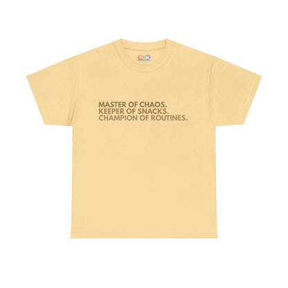 Master of Chaos Tee – Unisex Cotton Statement Shirt