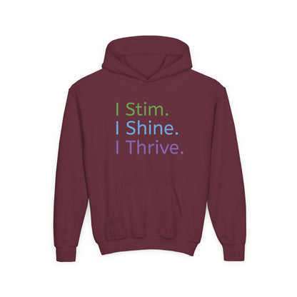 Empowerment Youth Hoodie – Cosy Cotton Sweatshirt for Neurodivergent Joy