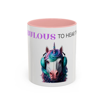 Unicorn Ear Defender Mug – Colourful Ceramic Cup for Sensory-Friendly Joy