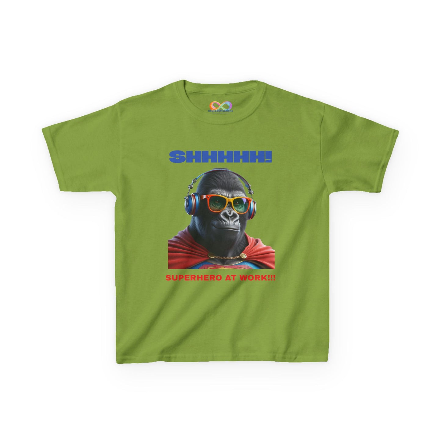 Boys Cotton Tee – Superhero Energy Edition