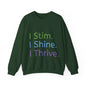 Empowerment Unisex Crewneck – Cosy Cotton Sweatshirt for Neurodivergent Joy
