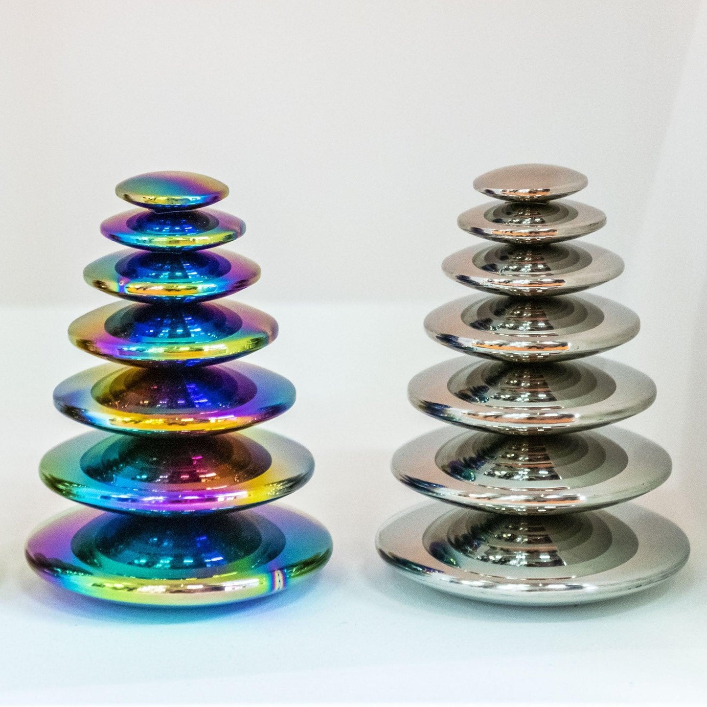 Sensory Steel Silver Buttons