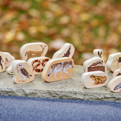 Wooden Forest Animal Blocks