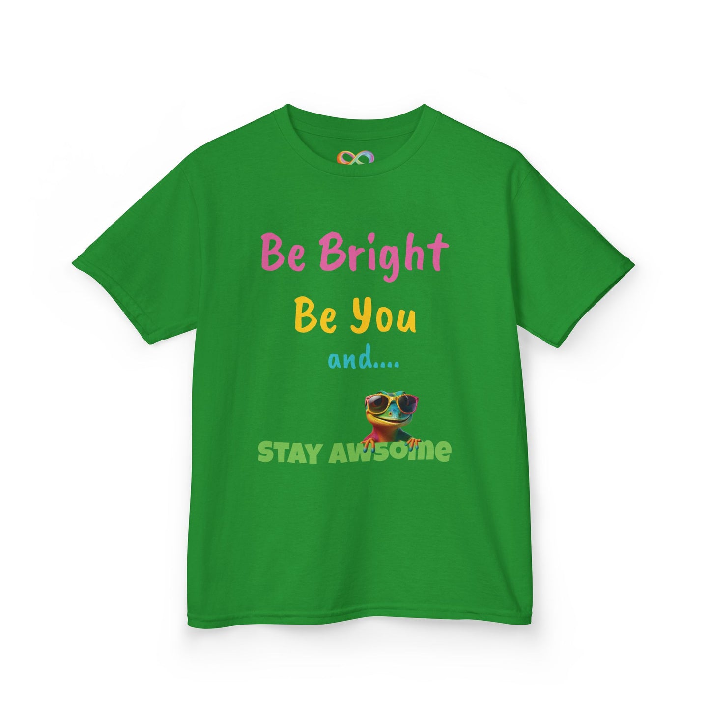 Be Bright Kids Tee – Colourful Cotton Shirt for Everyday Joy