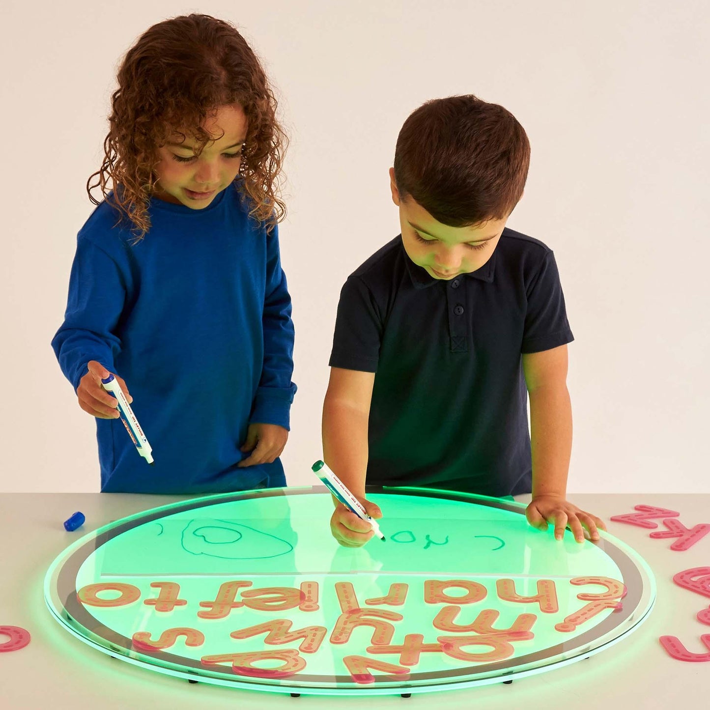 Round Colour Changing Light Panel