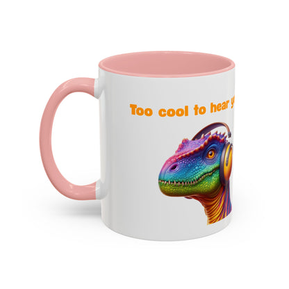 Dinosaur Ear Defender Mug – Colourful Ceramic Cup for Sensory Awareness