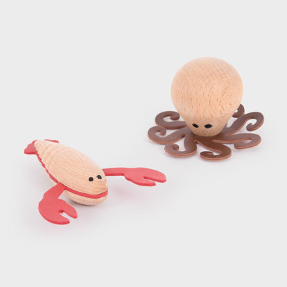 Wooden Sea Creatures