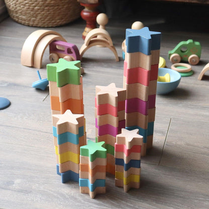 Natural Wooden Stars