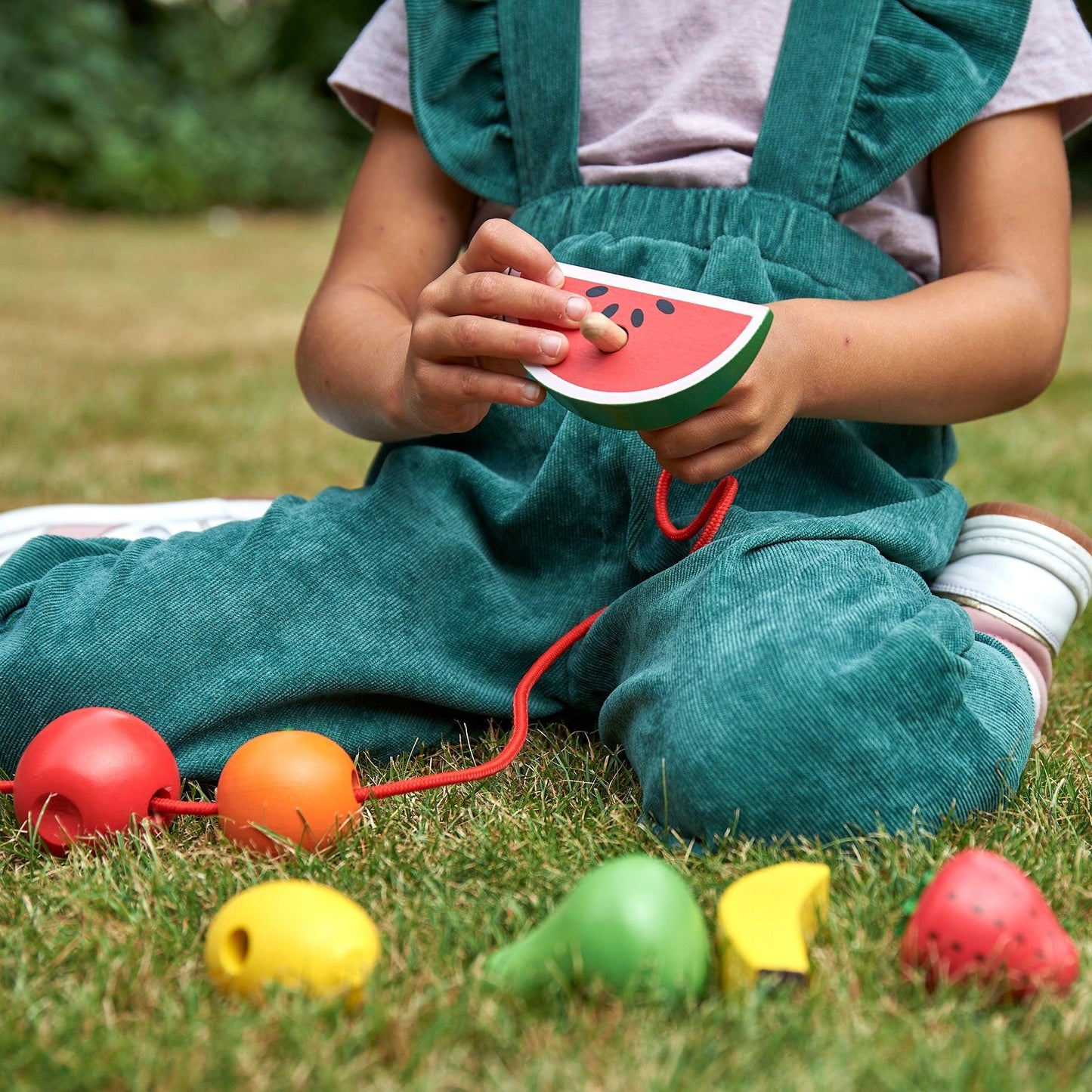Wooden Lacing Fruits